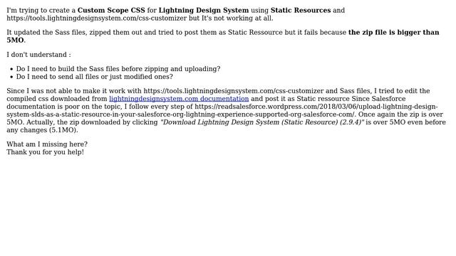 Salesforce: Lightning Design System as a static resource not working смотреть онлайн