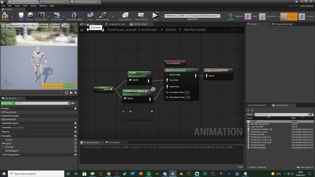 Blend Poses By Bool - The Basics Of Nodes In Unreal Engine смотреть онлайн
