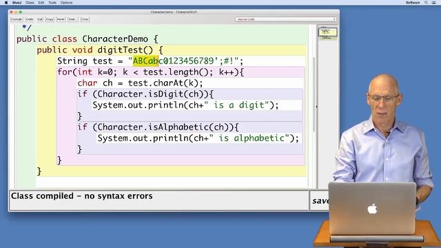 Character Class - Java Programming: Arrays, Lists, and Structured Data смотреть онлайн