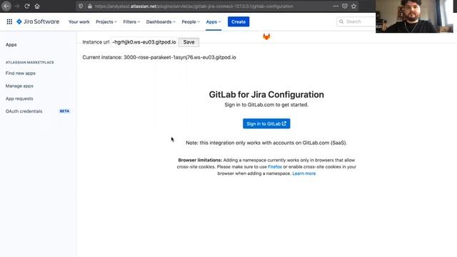 Jira Connect App for self-managed GitLab prototype demo смотреть онлайн