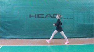 Прыжок в высоту способом перешагивание. 5-6 класс