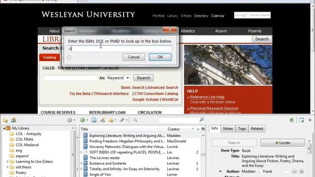 3. Zotero and Your Thesis: Adding Book Sources by ISBN смотреть онлайн