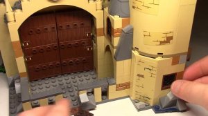 БОЛЬШОЙ ЗАЛ ХОГВАРЦА, обзор на набор Лего Хогварца 75954