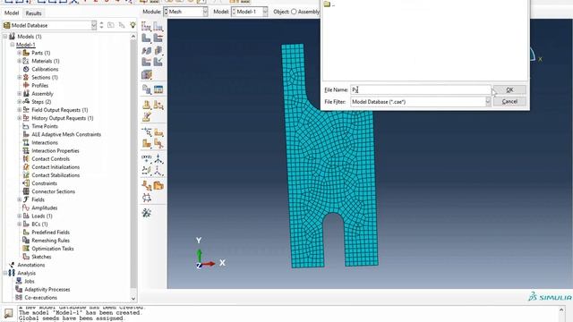An example to use Python for Parametric study in Abaqus смотреть онлайн