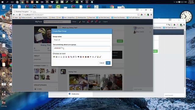 Facebook social network