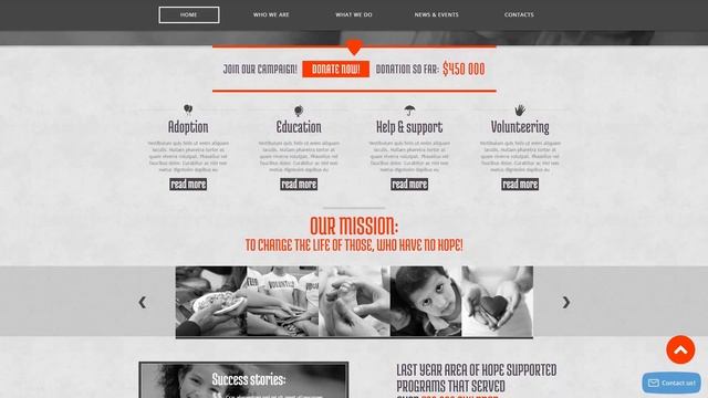 Charity Responsive Drupal Template by WT - 52973 смотреть онлайн