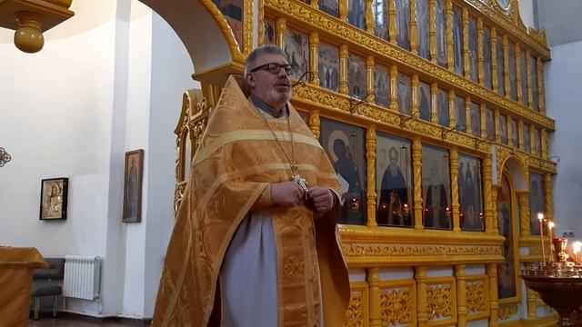 19.09.2021 Проповедь игумена Тарасия (Ланге). Храм Иоанна Богослова смотреть онлайн