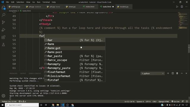 Project 2: Fetching Data from our Models for ToDos List Django App | Django Tutorial #18 смотреть онлайн