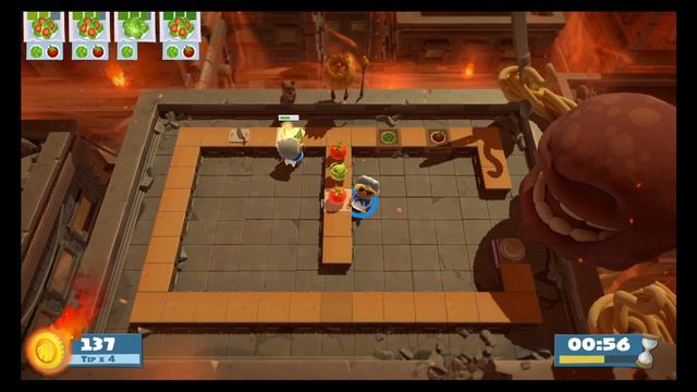 Overcooked! All You Can Eat - Overcooked Intro Apocalypse 3 stars (Single Player) смотреть онлайн