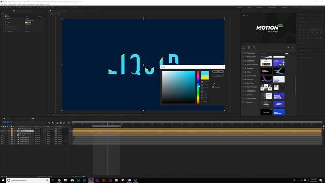 3 Liquid Motion Graphics Effects in After Effects | Tutorial смотреть онлайн