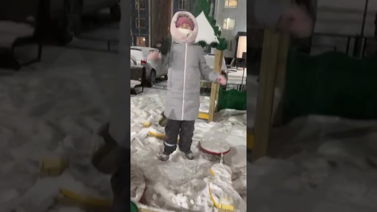 Снежная телепортация #снег смотреть онлайн