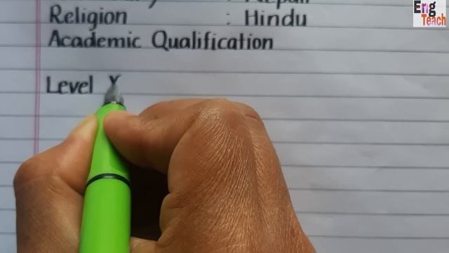 Curriculum vitae for job/ How to write good bio-data/ Resume/ Printed english handwriting/ Eng Teac смотреть онлайн