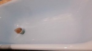 Покраска чугунной ванны жидким акрилом тонирование колером