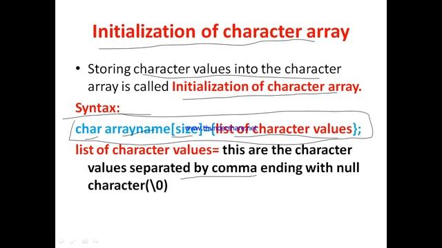 Character Array | C programming | programming in C | String in c |22226 смотреть онлайн