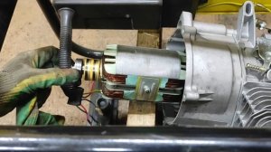 Снятие ротора бензогенератора, простое снятие альтернатора