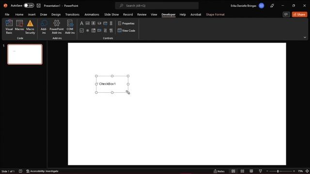 [HOW-TO] Add a CLICKABLE CHECKBOX in a PowerPoint Slide (easy!) смотреть онлайн