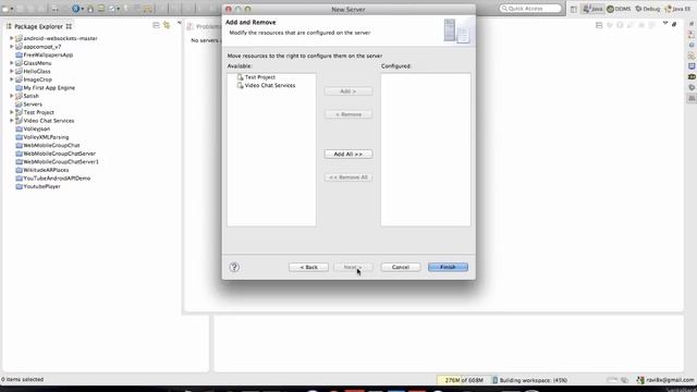 Eclipse adding J2EE and Tomcat Support смотреть онлайн