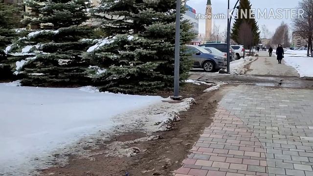 Прогулка по Нижнекамску. Ул. Баки Урманче. Хороший ремонт? смотреть онлайн