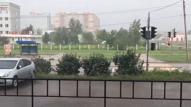 Благовещенск Амурская область - hail in Blagoveshchensk смотреть онлайн