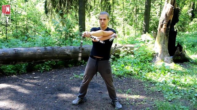 Двойной бабочковый подброс. Обучение нунчаку. NUNCHAKU FREESTYLE. Tutorial смотреть онлайн