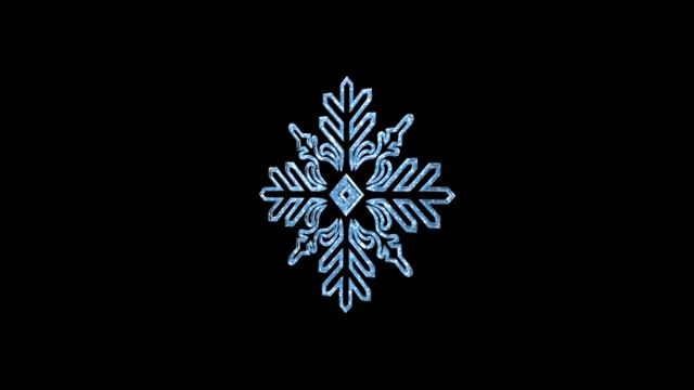 Футаж Снежинка новогодняя 3 смотреть онлайн