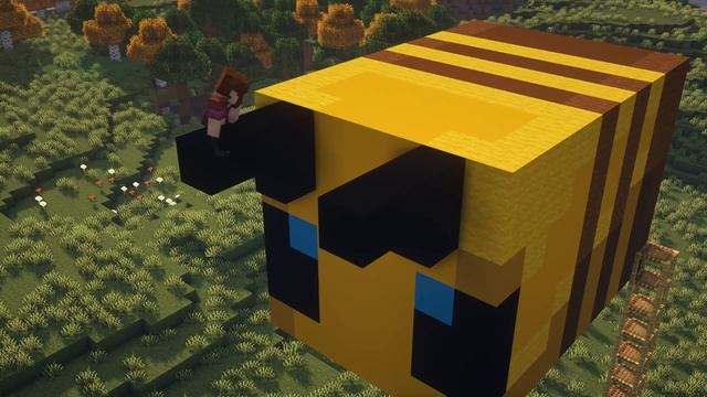 Minecraft | How to build a Bee House смотреть онлайн