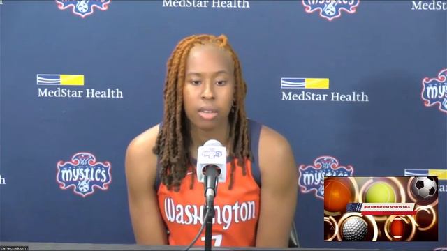 Ariel Atkins on the Mystics adding Kristi Toliver смотреть онлайн