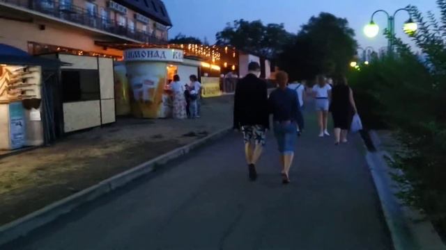 Ейск. Приморская набережная, продолжение. 12.07.2019 смотреть онлайн