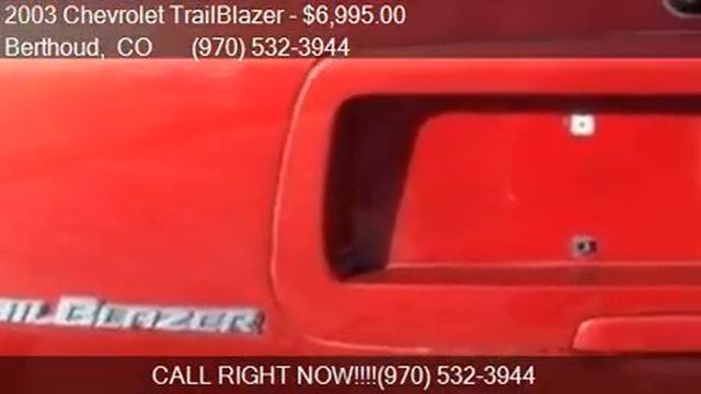 2003 Chevrolet TrailBlazer LTZ for sale in Berthoud, CO 8051 смотреть онлайн