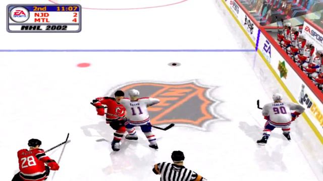 NHL 2002 Gameplay Montreal Canadiens vs New Jersey Devils смотреть онлайн