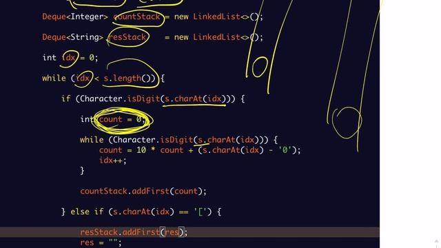 LeetCode 394. Decode String | Two Stack | Java смотреть онлайн