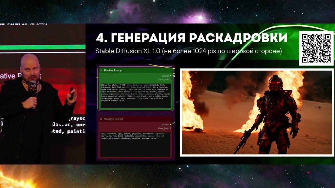 Ai видео в ComfiUI, практическое руководство [SDXL и SVD]