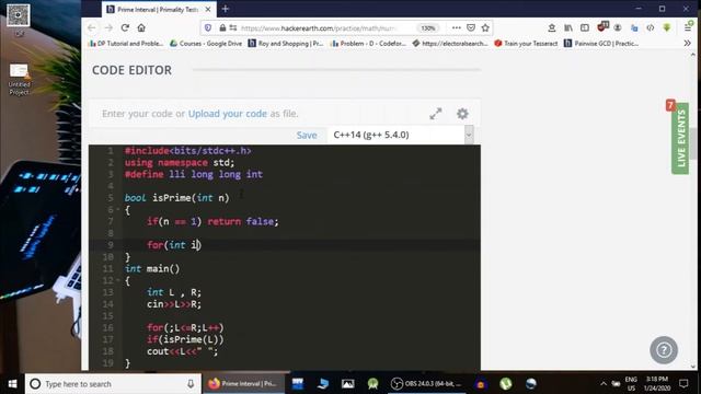 L04.1 : Prime Interval (HackerEarth) | Number Theory | CodeNCode смотреть онлайн