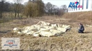 Надувная палатка 4х6 (пневмокаркасная)