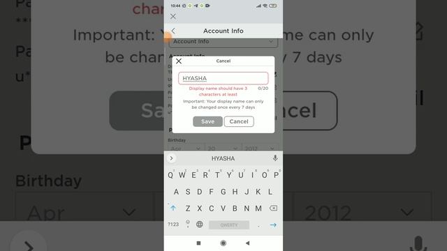 как поменять никнейм или пароль в роблокс смотреть онлайн