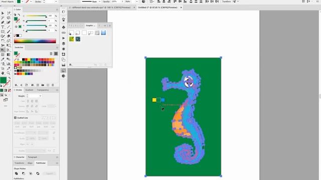 Быстро обвести объект в Adobe Illustrator смотреть онлайн