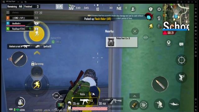 Best Pubg Mobile Emulator Gameplay/ pubg msi player смотреть онлайн