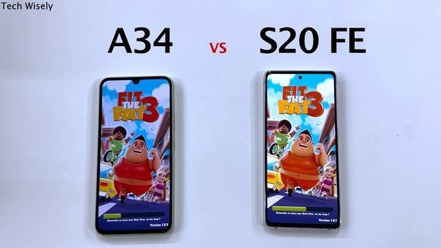 SAMSUNG A34 vs S20 FE Speed Test смотреть онлайн