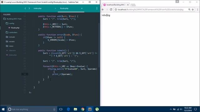 Building MVC Framework from Scratch: Routing and Controllers смотреть онлайн