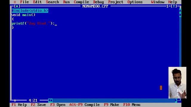 Preprocessors || First Code In C || print Function ||clear screen || getch || stdio.h || conio.h смотреть онлайн