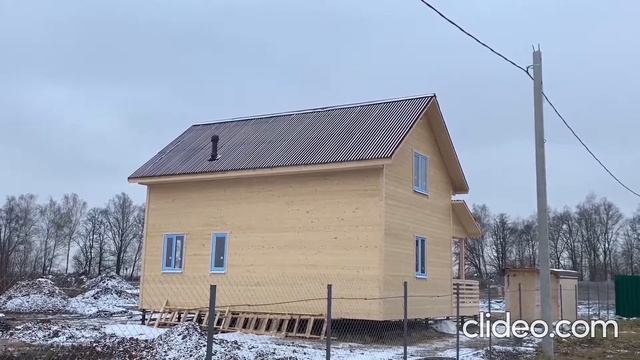 Каркасный дом по проекту "Элизабет" смотреть онлайн