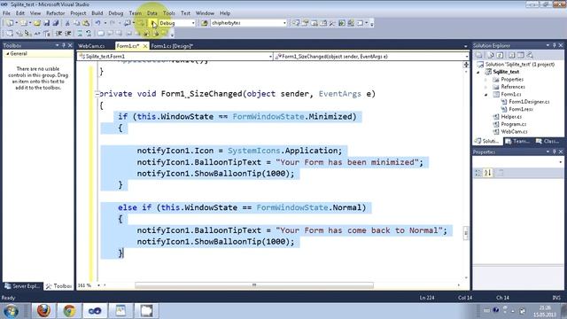 C# Tutorial 62:How to Use the NotifyIcon Control with C# смотреть онлайн