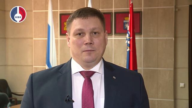 Поздравление Главы НГО Вячеслава Тюменцева с Международным женским днём. смотреть онлайн