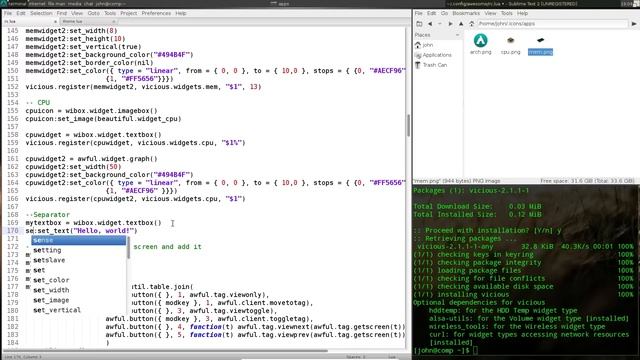Awesome WM 3.5. Настройка - часть [4/6]. смотреть онлайн
