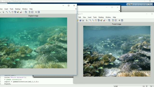Underwater Image Enhancement-MATLAB смотреть онлайн