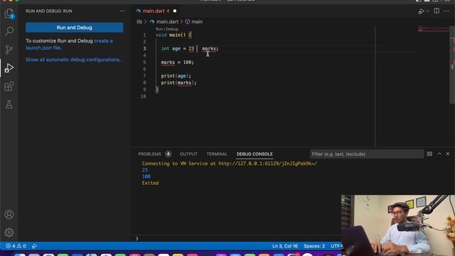Part-9-4 Dart Multiple Variable Initialization & Declaration What is const keyword ? смотреть онлайн
