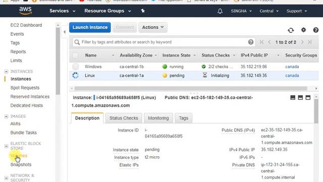 AWS 03 How to create volume in EBS for Window and Linux IN ENGLISH смотреть онлайн