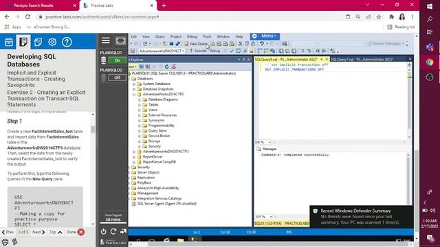 Implicit and explicit transaction смотреть онлайн
