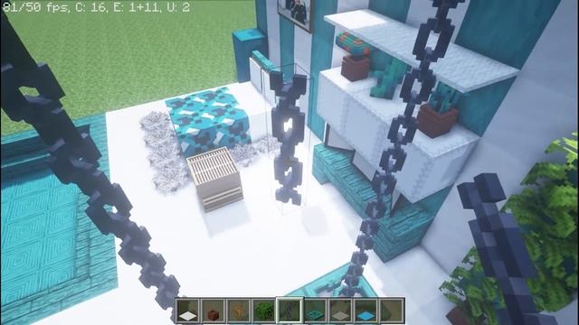 ⛏️ Интерьер Minecraft :: ? Сделай красивую мятную комнату в майнкрафт ? смотреть онлайн