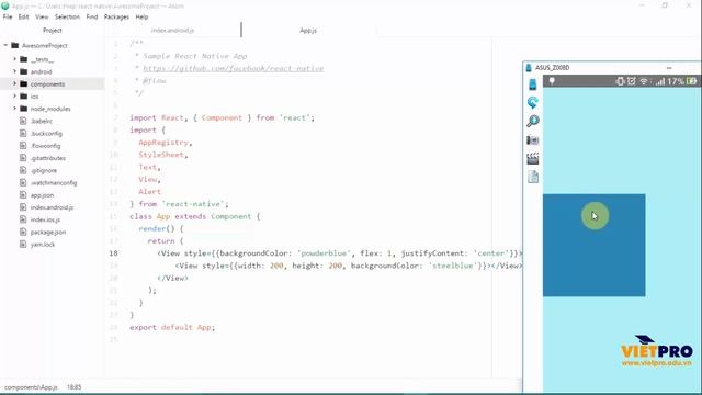 REACT NATIVE 12 - Cách Dùng Flex Trong React Native [ P2 ] смотреть онлайн